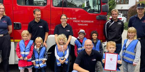 Ein Freudentag für die Feuerwehr Tengling