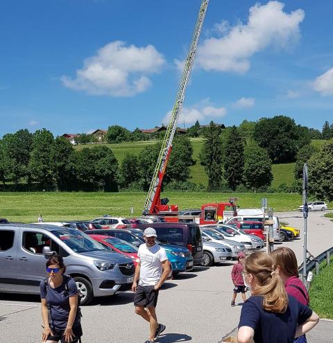 Viele Besucher bei #WirFahrenRot der Feuerwehren am Seeteufel