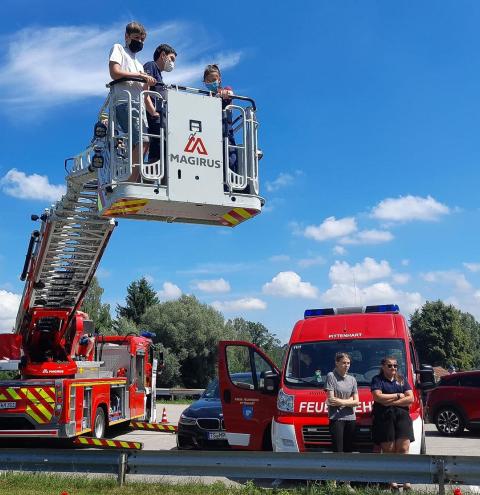 Viele Besucher bei #WirFahrenRot der Feuerwehren am Seeteufel