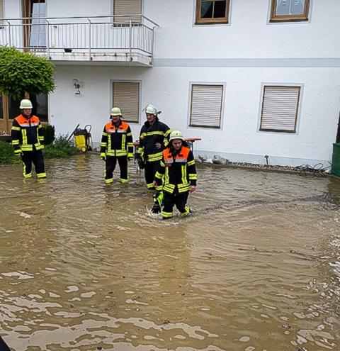 Feuerwehrdienstgespräch im westlichen Landkreis – Von Unwettern stark getroffen