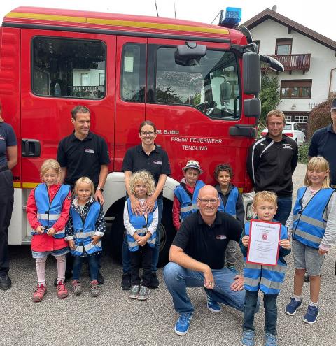 Ein Freudentag für die Feuerwehr Tengling