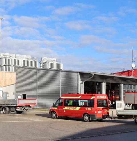 Dreh- und Angelpunkt der Aktion war das Tittmoninger Feuerwehrgerätehaus